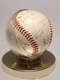 Lot - AUTOGRAPHED BASEBALL: 1947 CHICAGO CUBS With twenty ...