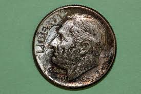 Grades Mint State 1959 P Roosevelt 90% Silver Dime (RDX218 ...