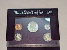 1984 United States Proof Set in Original Box U.S. Mint (5 Coin Set) Vintage | eBay