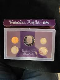 1984-S U.S. Mint Proof Coin Set of 5 Coins In Original Sleeve | eBay