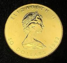 1981 Canadian $50 Maple Leaf Gold Coin (1 Ozt)