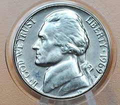 Buy 1969 D&S Jefferson Nickel - Great Conditions - Denver ...