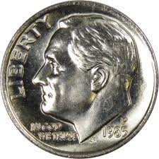 1985 P Roosevelt Dime BU Uncirculated Mint State 10c US ...