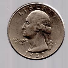 Granny Estate Find -1985 D Washington Quarter - Ungraded Abt ...