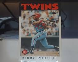Kirby Puckett 1986 Topps Baseball Card #329 - Etsy