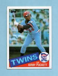 1985 Topps #536 Kirby Puckett Minnesota Twins Rookie ...