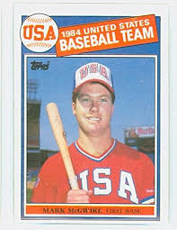 Amazon.com: 1985 Topps Baseball 401 Mark McGwire Excellent to Mint