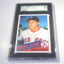Roger Clemens #181 1985 Topps SGC Mint 9 (96) Red Sox MLB Rookie Baseball Card
