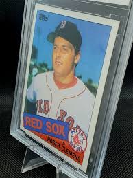 Rodger Clemens Rookie Card 1985 topps Graded 9 BCCG #181 Red Sox MLB RC