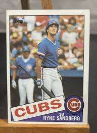 1985 Topps RYNE SANDBERG Baseball Card #460 Chicago Cubs | eBay