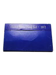 1972 S United States Proof Set in Display Case w/ Original ...