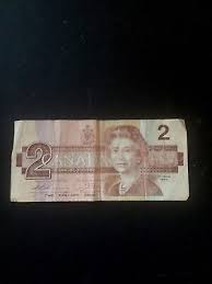 1986 Canada 2 Dollar Bill Circulated but in good Condition ...