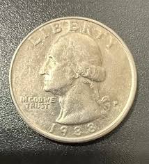 1988 P Washington Quarter Filled in Mint Mark - Etsy