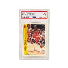 1986 Fleer Sticker Michael Jordan #8 RC MINT+++ PSA 9 Look Like GEM MINT RARE | eBay
