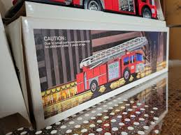 1986 Vintage Hess Fire Truck Toy Truck Bank With Original ...