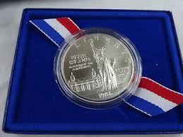 1986-P Statue of Liberty Commemorative Unc Silver Dollar Box ...