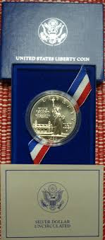 Vintage 1986 US Liberty Silver Dollar: Uncirculated FREE ...