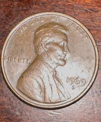1969 D copper Penny 3.14 Heavy Strike Error on D Mint Mark ...