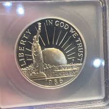 1986-S Statue of Liberty Commemorative Half Dollar - ICG ...