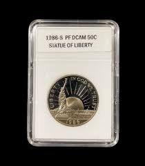 1986 S Proof Commemorative Statue of Liberty Half Dollar GEM ...