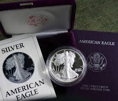 1987 S AMERICAN SILVER EAGLE PROOF DOLLAR US Mint ASE Coin ...