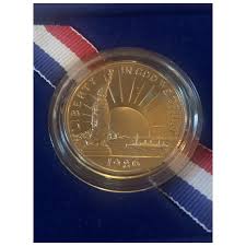 1986 Liberty Half Dollar Proof Coin in Mint Condition with ...