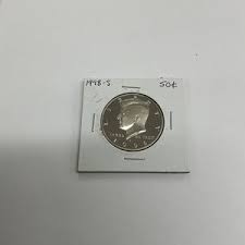 1998-S - John F Kennedy Half Dollar Coin - No 16023 - in a ...