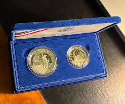 United States Liberty Coins 1886-1986 Silver Dollar and Half ...