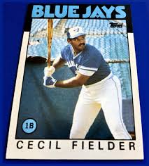 Cecil Fielder (1986) Topps Rookie (RC) W/top Loader Toronto ...