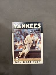 1986 Topps - #180 Don Mattingly | eBay