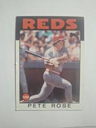 Nm 1986 topps Pete rose reds #1 nice border | Mercari