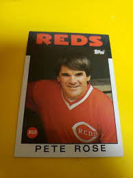 Pete Rose 1986 Topps #741 Baseball Card | eBay