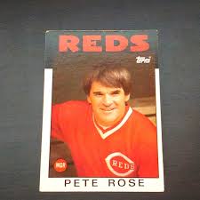 MLB | Other | Pete Rose Topps 986 Reds Baseball Card Mlb 741 ...