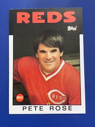 ⚾ 1986 Topps Baseball Base Card #741 Pete ROSE ⚾ | eBay