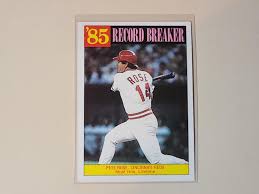 1986 Pete Rose Card - Etsy