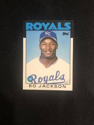 1986 TOPPS TRADED #50T BO JACKSON RC ROOKIE ROYALS *76 | eBay