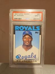 1986 Topps Traded Card 1986 Topps Traded Bo Jackson Rookie ...