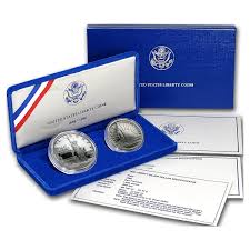 1986 2-Coin Statue of Liberty Proof Set (w/Box & COA ...