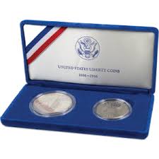 1986-S Statue of Liberty Commemorative Set (2 Coins), Choice ...