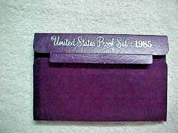 9 - 1985 Proof Set Boxes - Purple **NO COINS ** | eBay
