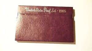 1985 S United States Mint 5 Coin Clad Proof Set with Original Purple Box | eBay