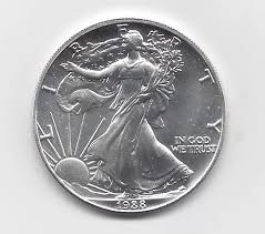 American Eagle Uncertified 1988 Silver Bullion Coins for ...