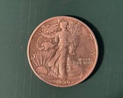 1939 Walking Liberty Half Dollar - Etsy