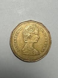 RARE QUEEN ELIZABETH II 1987 CANADA DOLLAR COIN ...