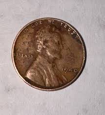 1940 WHEAT PENNY - NO MINT MARK "L" in Liberty Rim Error cent coin | eBay