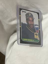 1987 Donruss - #361 Barry Bonds (RC) Excellent Condition ...