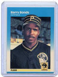 1987 FLEER #604 BARRY BONDS ROOKIE CARD RC, PITTSBURGH ...