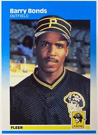 Barry Bonds 1987 Fleer Pittsburgh Pirates Baseball Rookie ...