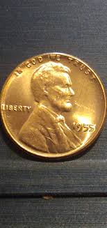 1955 Lincoln wheat cent DDO MS uncrc