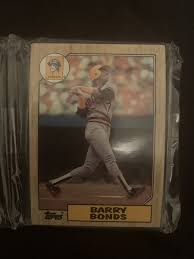 1987 TOPPS RACK PACK--BARRY BONDS PIRATES ROOKIE CARD #320 ...